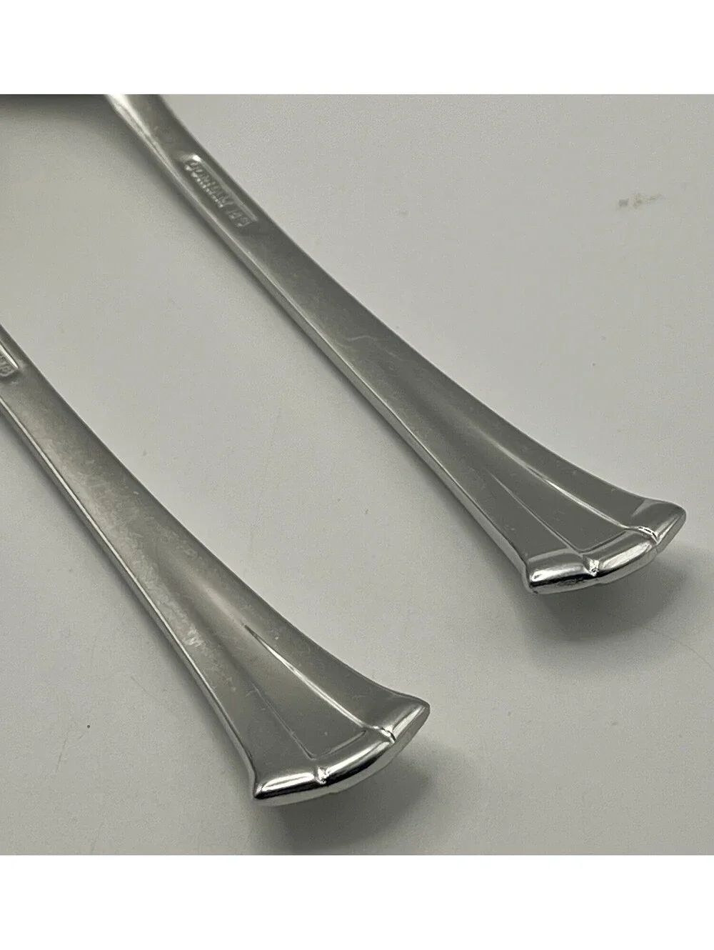 (2) Gorham TRILOGY Stainless 18/8 Teaspoon Lot ~ 6.25”